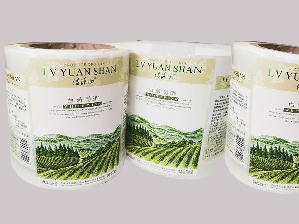 紅酒標簽不干膠卷裝貼標印刷