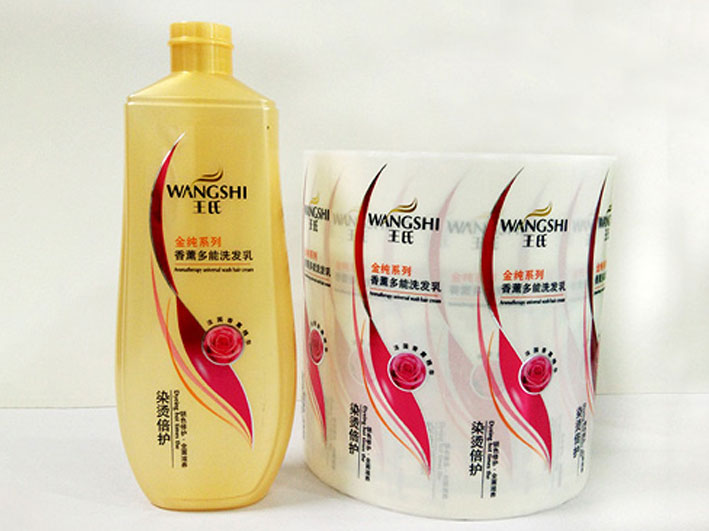 洗發(fā)水不干膠標(biāo)簽印刷飄柔