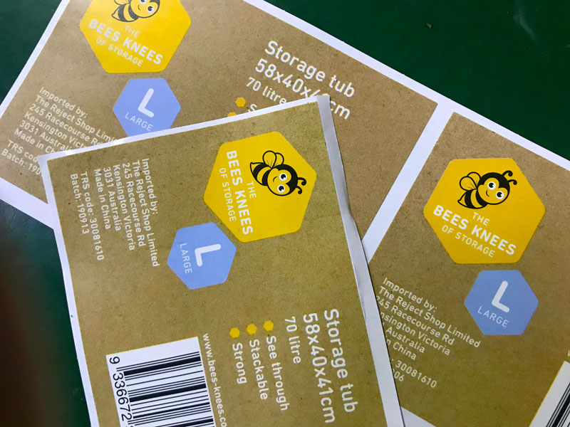 蜂蜜不干膠食品標簽-bee kness