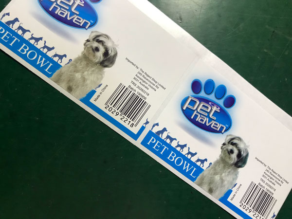 寵物食品不干膠