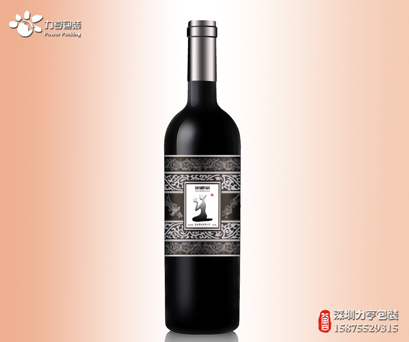 桑椹酒,酒不干膠標(biāo)簽,紅酒商標(biāo)印刷